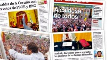 Portadas para un día histórico (FOTOS)