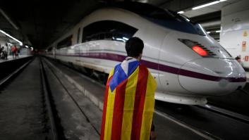 Cortes de trenes en Cataluña, incluyendo dos AVE, por actos vandálicos en plena Diada