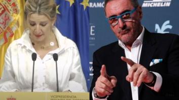 Lo que ha hecho Carlos Herrera al ver emocionarse a Yolanda Díaz hay que oírlo: supera las expectativas