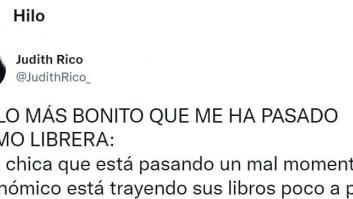 Revoluciona las redes tras contar "lo más bonito" que le ha pasado en su librería