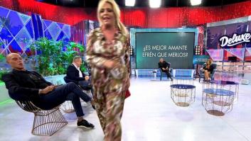 La pillada de Lydia Lozano en 'Sábado Deluxe' cuando pensaba que estaba en publicidad
