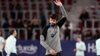Gerard Piqué, expulsado en el Osasuna - Barça, deja el fútbol sin jugar su último partido
