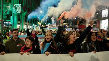 Un millar de personas marchan en Madrid "contra los recortes a la Ley Trans"