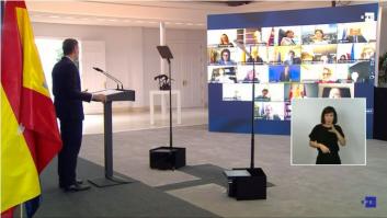 Sorpresa generalizada por lo ocurrido justo antes de la rueda de prensa de Pedro Sánchez