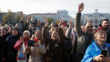 Zelenski visita Jersón y arenga a la tropa: "Estamos listos para la paz, la paz en todo el país"