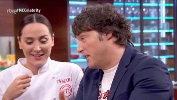 Del beso al "celosona": el reencuentro de Tamara Falcó y Jordi Cruz en 'MasterChef'
