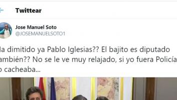 José Manuel Soto, sobre la política Lucía Martín: "El bajito es diputado también"