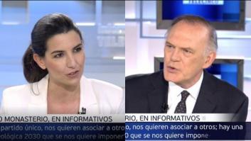 Pedro Piqueras desmonta el discurso de Rocío Monasterio con un comentario y ella hace como que no lo oye