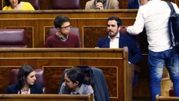 Errejón pasa a la tercera fila del Congreso... y Tania Sánchez al gallinero (FOTOS)