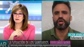 Este enfermero que apareció con Ana Rosa comparte su impactante cambio físico tras un año de pandemia