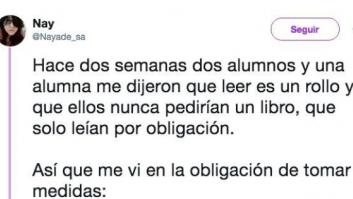 El ingenioso truco de esta profesora para que sus alumnos lean