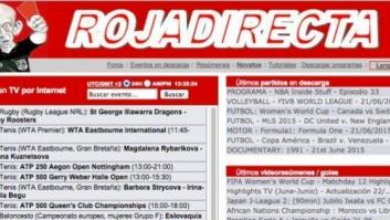 Un juzgado prohíbe a 'Rojadirecta' enlazar a partidos de Mediapro y GolTV