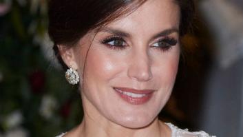 El guiño del vestido de Letizia en su visita a Marruecos