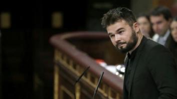 Rufián triunfa en Twitter con un mensaje de 7 palabras sobre Urdangarin