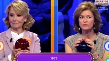 La queja de Esperanza Aguirre en 'Pasapalabra' (Telecinco) que demuestra que no ha visto nunca el programa