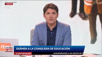 Jesús Cintora corrige un nuevo error en un rótulo emitido en 'Las cosas claras'