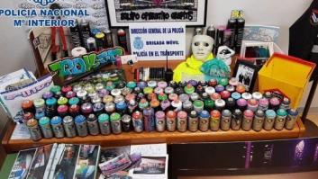 Detenidos 18 grafiteros por 159 daños en trenes valorados en 650.000 euros