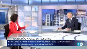 Piqueras se lo aclara a Ayuso tras tanto insistir sobre un político: "No tengo nada contra él"