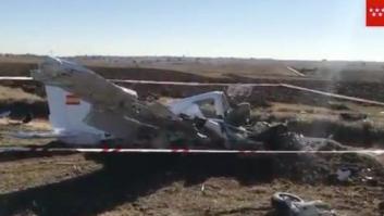 Dos muertos al caer una avioneta en Madrid