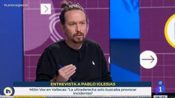 El momento de tensión de Iglesias en TVE: "Sé que a mí me van a reventar por decir esto"