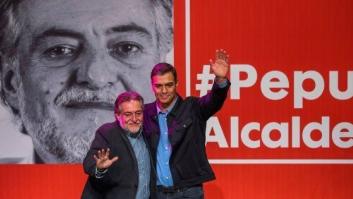 Sánchez y la cúpula del PSOE justifican su apoyo cerrado a Pepu Hernández: "Tengo derecho a posicionarme"