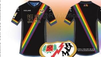 El Rayo Vallecano lucirá la bandera arcoíris en su segunda equipación