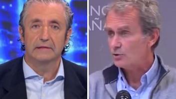 Pedrerol reacciona con dos palabras (y mucha ironía) al incómodo momento de Fernando Simón