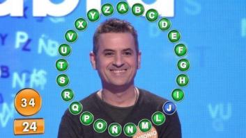 Antonio Ruiz completa el rosco de 'Pasapalabra' tras 126 programas