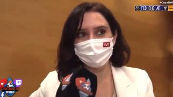 Ayuso se cuela en 'El Chiringuito' y hace un comentario muy poco habitual: provocó risas