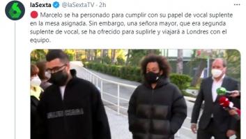 laSexta desata el cachondeo con este tuit sobre Marcelo