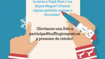 A este niño parece que no le ha gustado mucho conocer a Papá Noel