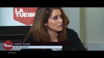 Ayuso reacciona al verse en 'La Tuerka' y explica el motivo por el que fue