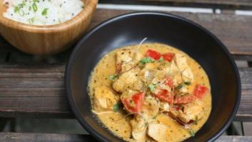 Mi versión de pollo al curry rojo