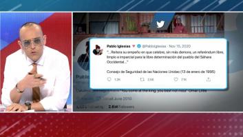 Risto se convierte en 'trending topic' por culpar a Pablo Iglesias de la crisis con Marruecos