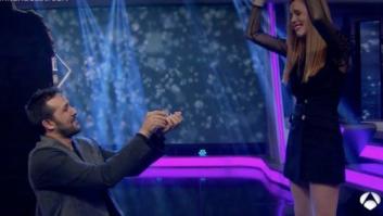 María Castro visita el 'El Hormiguero' y su novio le pide matrimonio en directo