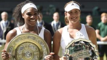 Serena reina de nuevo Wimbledon y aparta a Garbiñe de su primer Grand Slam