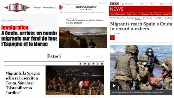 Emergencia humanitaria y crisis diplomática: así ve la prensa mundial lo ocurrido en Ceuta