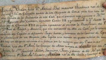 Hallan un mensaje oculto en las nalgas de un Cristo del siglo XVIII