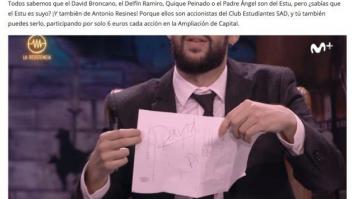 El generoso regalo de Antonio Resines que enamora a David Broncano en 'La Resistencia'