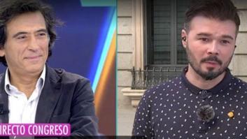 La Fiscalía abre diligencias contra Arcadi Espada por insultar a Rufián y el diputado sorprende con su reacción