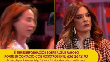 'Sálvame' vive una de sus tardes más tensas: María Patiño abandona el plató entre lágrimas
