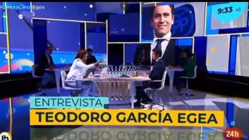 Mónica López no sabe dónde meterse tras un error con García Egea: "Nunca me han dicho algo así"