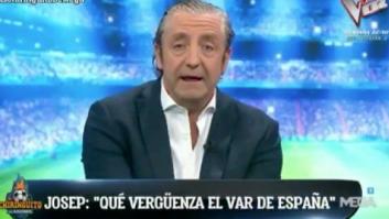 Pedrerol más duro que nunca en 'El Chiringuito': "Somos la vergüenza del mundo"