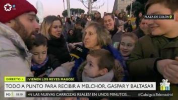 La genial respuesta de este niño a un reportero de Telemadrid durante la cabalgata de Reyes Magos