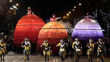 La cabalgata de los Reyes Magos en Madrid, en imágenes