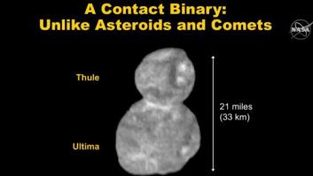 Nuevos datos de Ultima Thule, "una máquina del tiempo" para conocer cómo nació el Sistema Solar