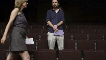 Pablo Iglesias y Tania Sánchez, unidos por la lista de Podemos