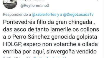 La aplaudida respuesta de Xabier Fortes a este desagradable mensaje