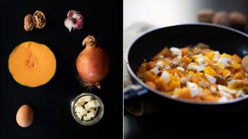 Recetas fáciles: salteado de calabaza, queso y nueces