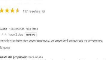 Un bar de Tenerife se lleva 8.000 'me gusta' al dar su versión de qué ocurrió tras esta crítica